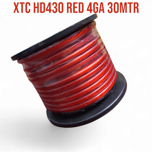 XTC CABLE 4 GAUGE 30M HD430 BLK/RED